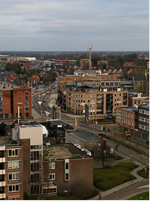 Panorama vanaf Stationsflat december 2009